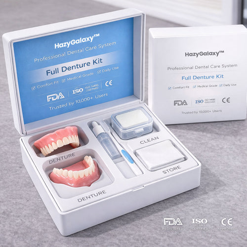 '--🦷 HazyGalaxy™ Custom-Fit Dentures ⏰ ENDS TODAY   75% OFF | Smile with Confidence
