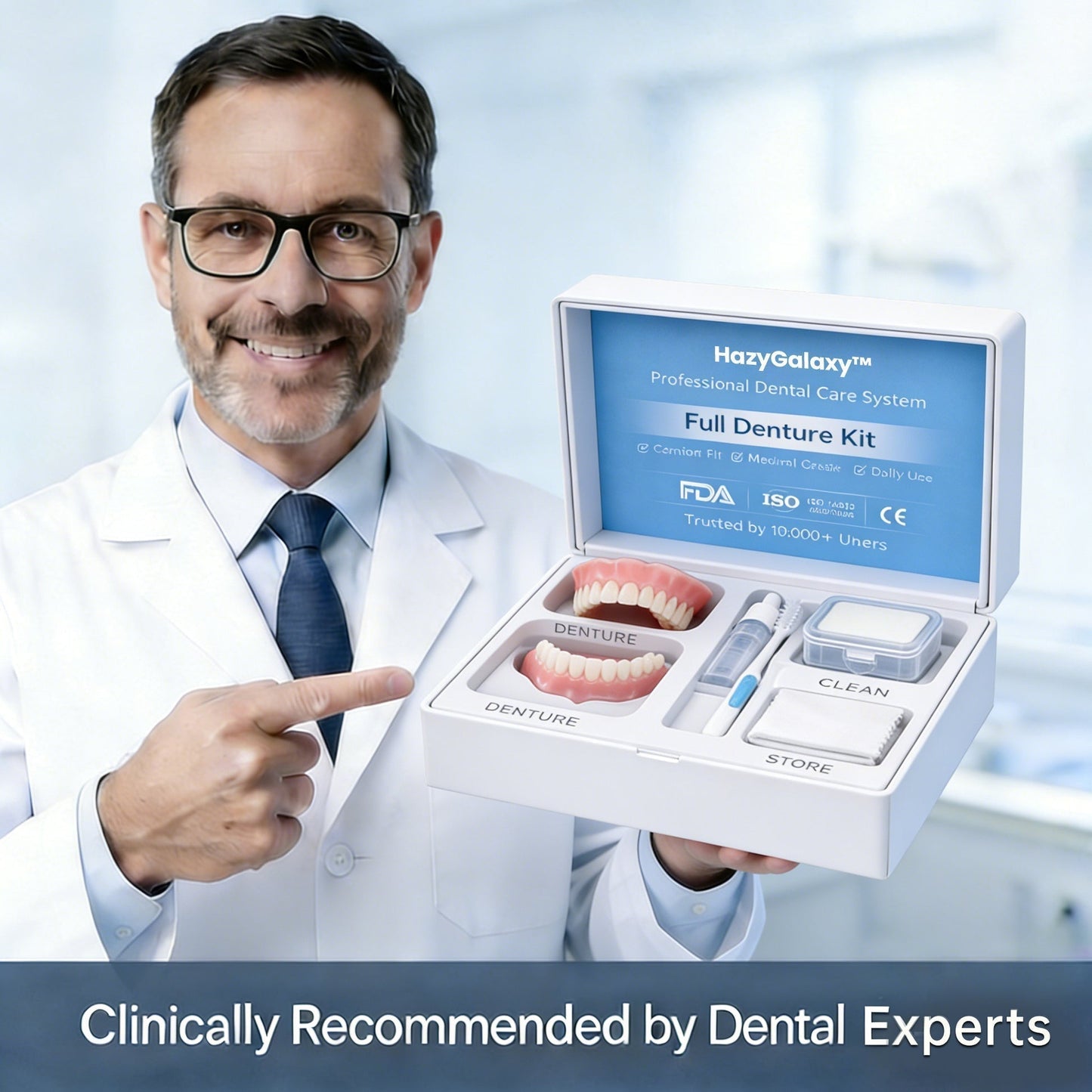'--🦷 HazyGalaxy™ Custom-Fit Dentures ⏰ ENDS TODAY   75% OFF | Smile with Confidence