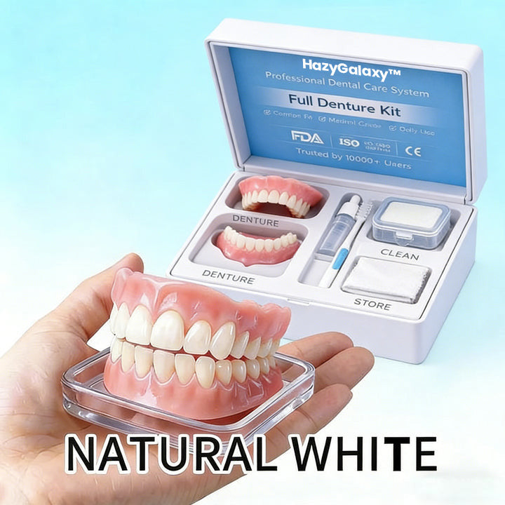 '--🦷 HazyGalaxy™ Custom-Fit Dentures ⏰ ENDS TODAY   75% OFF | Smile with Confidence