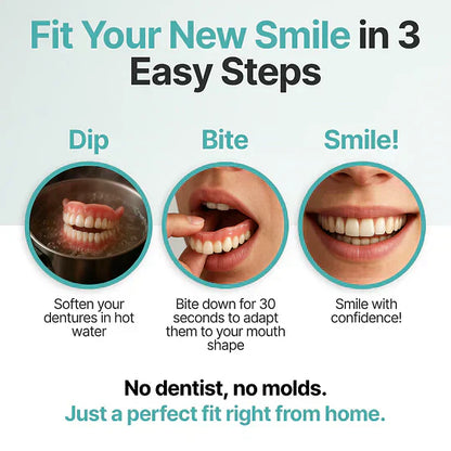 '--🦷 HazyGalaxy™ Custom-Fit Dentures ⏰ ENDS TODAY   75% OFF | Smile with Confidence